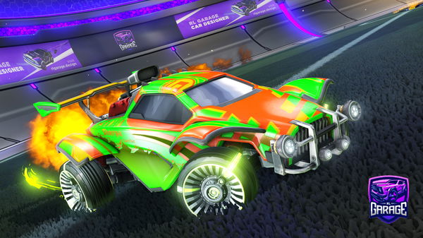 A Rocket League car design from Stinus2006