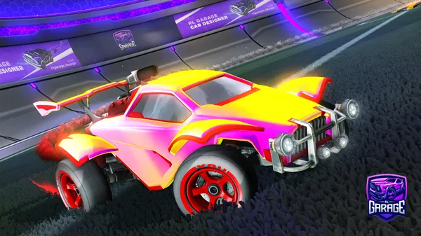 A Rocket League car design from sobuka