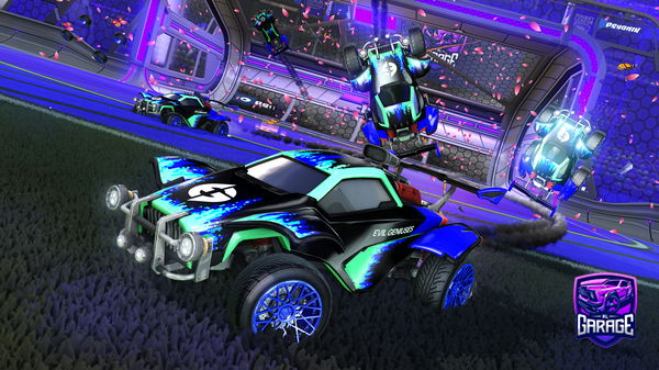 A Rocket League car design from adriandrs17