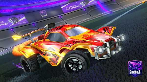 A Rocket League car design from Uxii