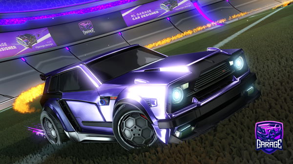 A Rocket League car design from rudinho473