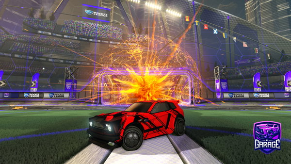 A Rocket League car design from husky-guard9