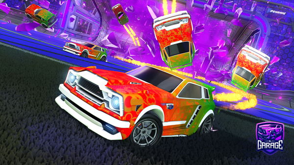 A Rocket League car design from TWNKLE_is_WASHED