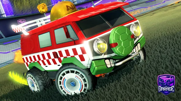 A Rocket League car design from THEO67210