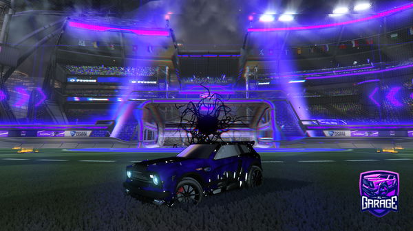 A Rocket League car design from YooNicolass