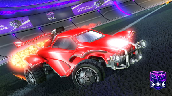 A Rocket League car design from Redninja2117