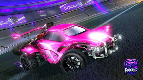 A Rocket League car design from x8r