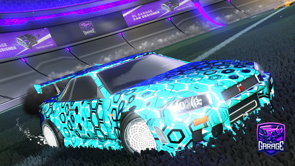 A Rocket League car design from FL4YC0N