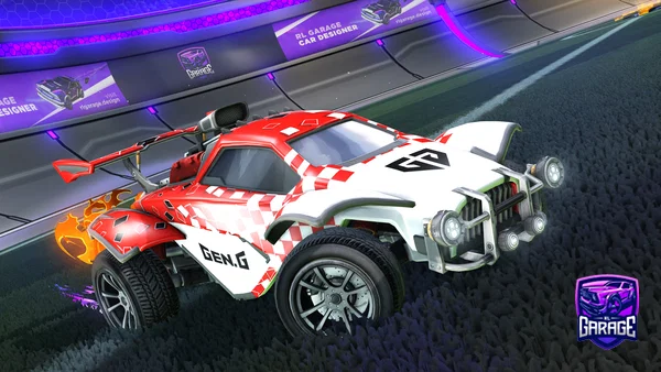 A Rocket League car design from happiness74