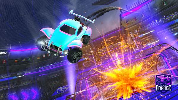 A Rocket League car design from Fio176