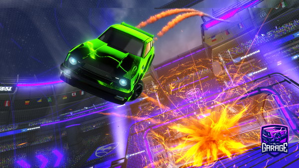 A Rocket League car design from Canzyyy