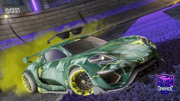 A Rocket League car design from GRANNIRO