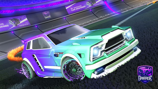 A Rocket League car design from Zoey07