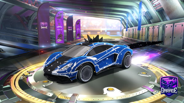 A Rocket League car design from GameJockey14