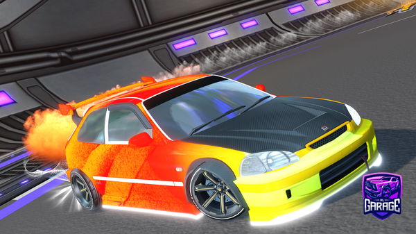 A Rocket League car design from WraithOTGGod