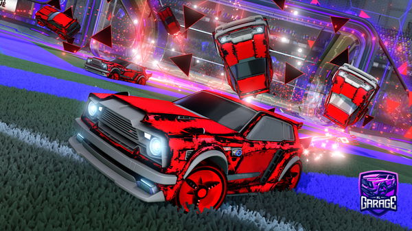 A Rocket League car design from Clapz_boxedyou