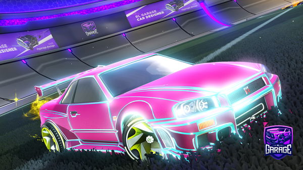 A Rocket League car design from avfcollie