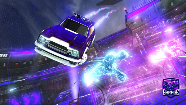 A Rocket League car design from Emeraldpro916