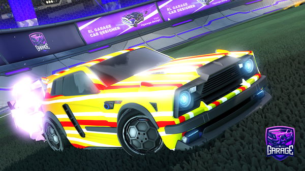 A Rocket League car design from Medico
