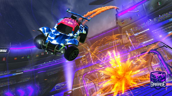 A Rocket League car design from Wqesz1