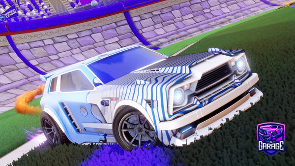 A Rocket League car design from yupyuppep