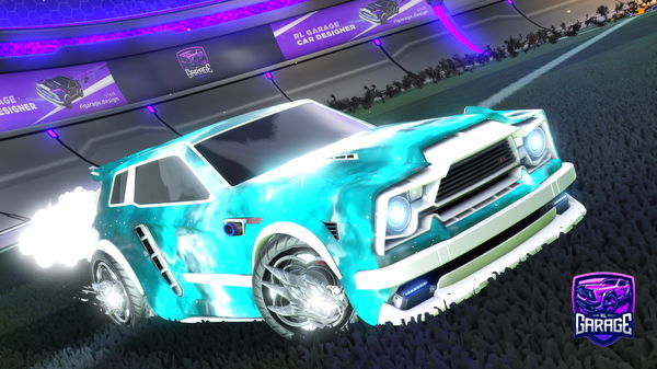 A Rocket League car design from Bananasfc22