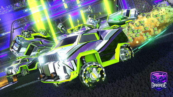 A Rocket League car design from DJPattyMeasles