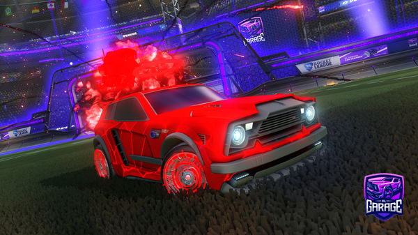 A Rocket League car design from Nicolodahlinho00