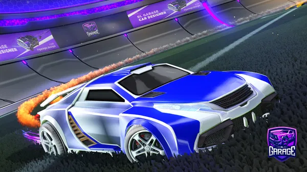 A Rocket League car design from yresett