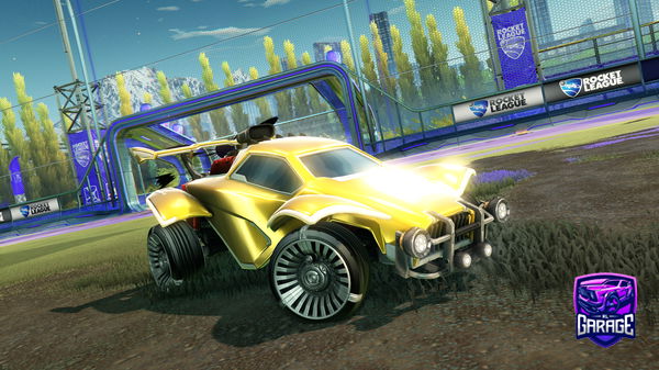 A Rocket League car design from Paulelijohn