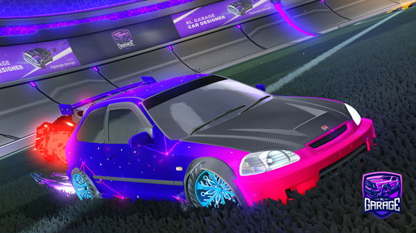 A Rocket League car design from paszu