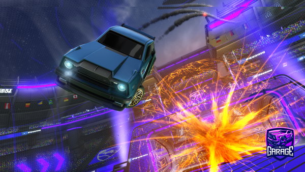 A Rocket League car design from Viki1009