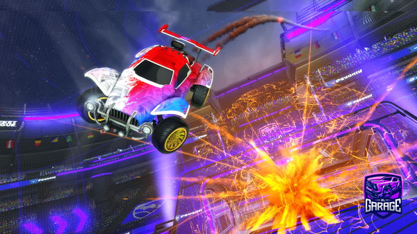 A Rocket League car design from Jajabinks123