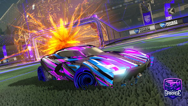 A Rocket League car design from Crissy