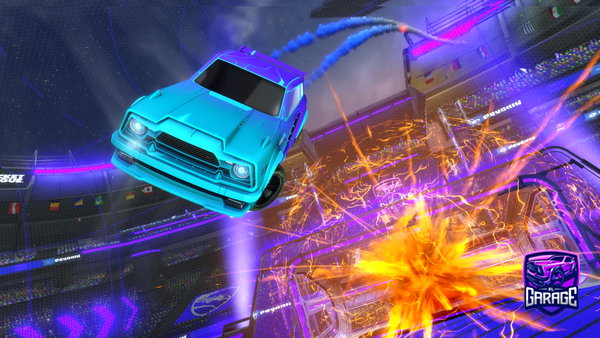 A Rocket League car design from Luke_clay12