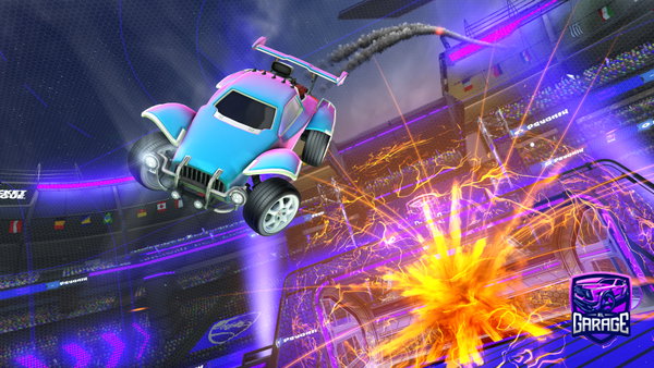 A Rocket League car design from Honksu
