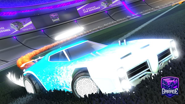 A Rocket League car design from PandaRLOnTT