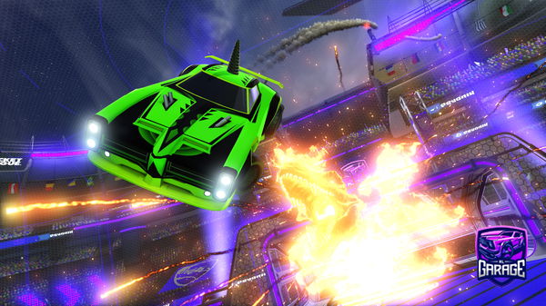 A Rocket League car design from Aisu_Beast