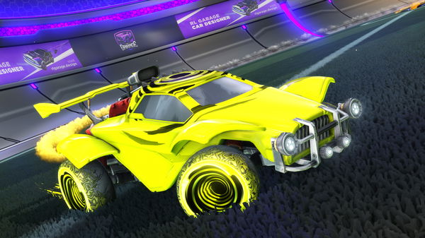 A Rocket League car design from BW1