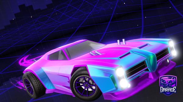 A Rocket League car design from 46U5H4CK3R