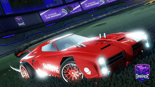 A Rocket League car design from WHASHKI101