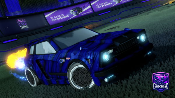 A Rocket League car design from Ldog326