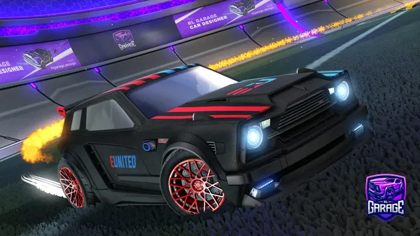 A Rocket League car design from Pl4yer1