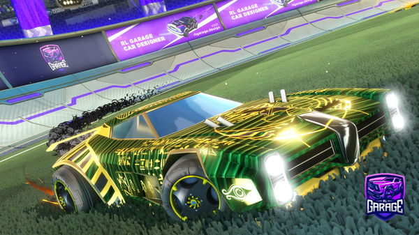 A Rocket League car design from Qhornn