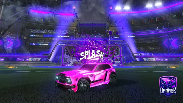 A Rocket League car design from LWG1