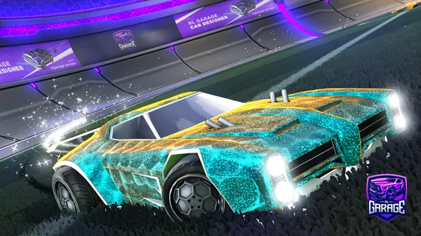 A Rocket League car design from Mechx4