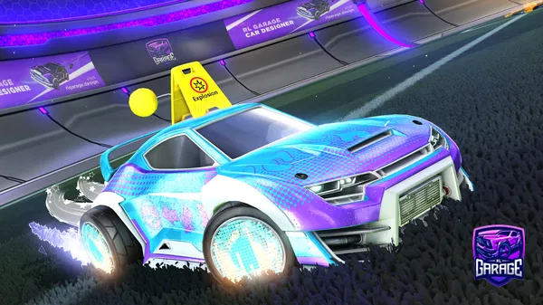 A Rocket League car design from Kohaku00