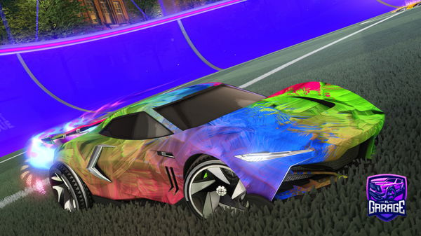 A Rocket League car design from TyrannixzRL