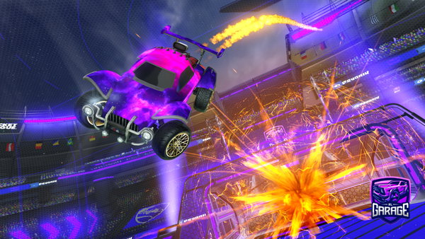 A Rocket League car design from Karmaa_xD