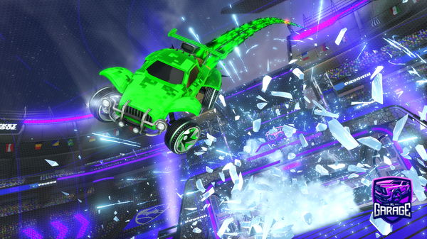 A Rocket League car design from Puffylattice948